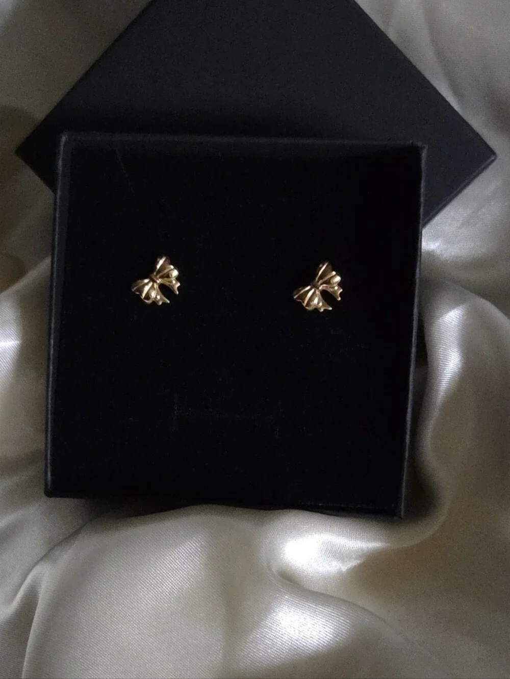 Real Gold Plated Butterfly Stud Earrings - Women Jewelry